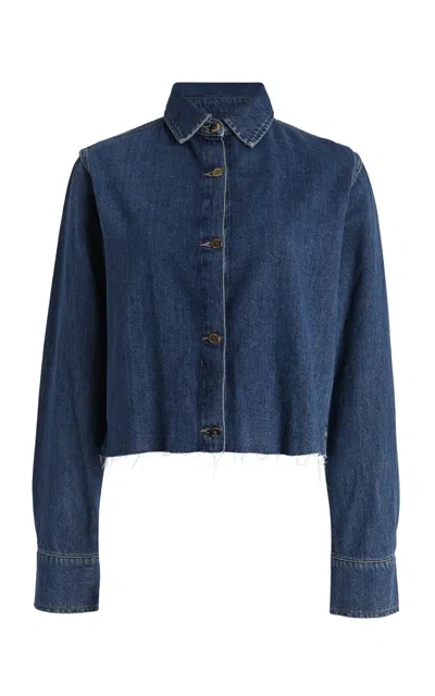 Dl1961 Montauk Denim Shirt In Blue