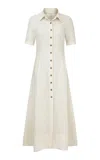 Dl1961 Montauk Linen Midi Shirt Dress In Neutral