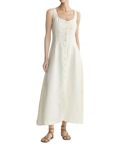 Dl1961 Montauk Sleeveless Linen Dress In White