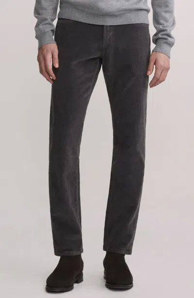 Dl1961 Nick Slim Stretch Cotton Corduroy Pants In Graphite