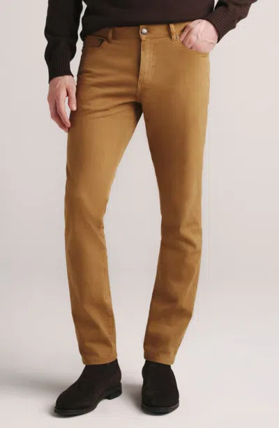 Dl1961 Nick Slim Twill 5-pocket Pants In Brass