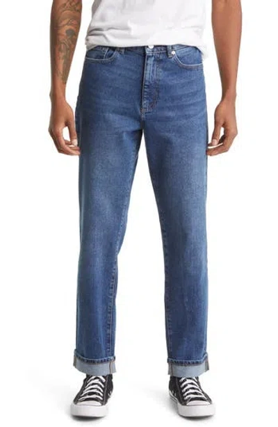Dl1961 Noah Tapered Straight Leg Jeans In Dark Keys Cuffed