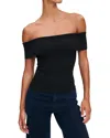 Dl1961 The Off-shoulder Top In Black