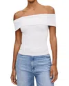 Dl1961 The Off-shoulder Top In White