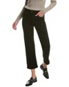Dl1961 Patti Black Peached Straight Leg Jean In Black