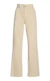 Dl1961 Patti High-rise Straight-leg Jeans In Nude