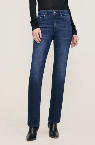 Dl1961 Patti High Waist Straight Leg Jeans In Blue