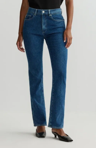 Dl1961 Patti High Waist Straight Leg Jeans In Blue