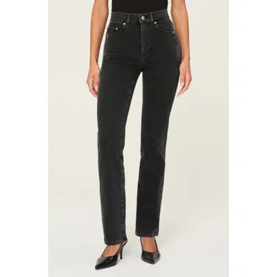 Dl1961 Patti High Waist Straight Leg Jeans In Eclipse Paneled