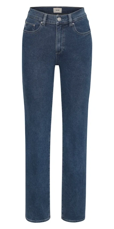 Dl1961 Patti Straight High Rise 31" Jeans  North Beach In Blue