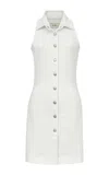 Dl1961 Payton Cotton Mini Shirt Dress In White