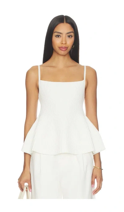 Dl1961 Peplum Tank Top In White