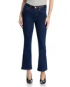 Dl1961 Petite Bridget Boot High Rise Instasculpt Crop Jeans In Lunar Sky In Blue