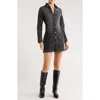 Dl1961 Peyton Long Sleeve Denim Dress In Black