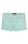 Dl1961 Piper/g Shorts Women's Sea Surf Denim Cotton Cuffed Boyfriend Jdm1223 In Blue