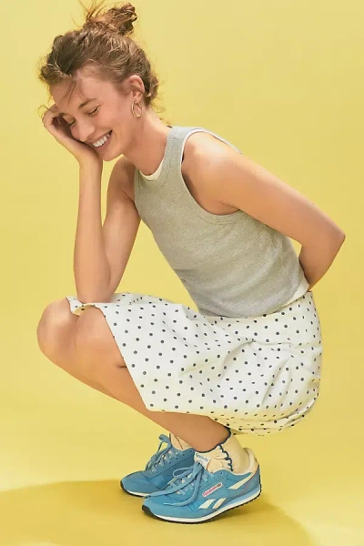 Dl1961 Pleated Denim A-line Knee-length Skirt