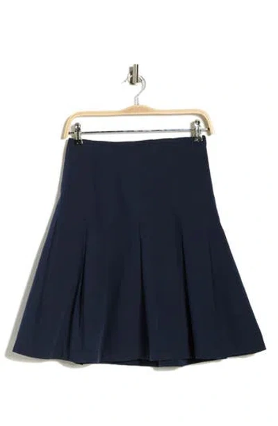 Dl1961 Pleated Miniskirt In Blue