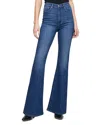 Dl1961 Rachel High Rise Flare Jeans In Santa Monica In Multi