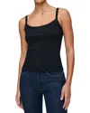 Dl1961 Ribbed Tank Top In Black