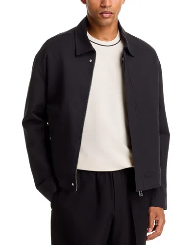 Dl1961 Robb Onyx Classic Flight Jacket In Black