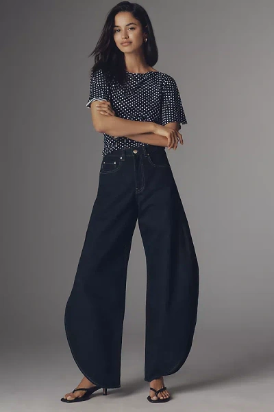 Dl1961 Rori High-rise Barrel Jeans In Blue