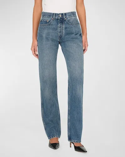 Dl1961 Rosie Straight High-rise Jeans In Endless Sea