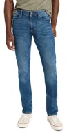 Dl1961 Russell Slim Straight Jeans In Performance In Seaside