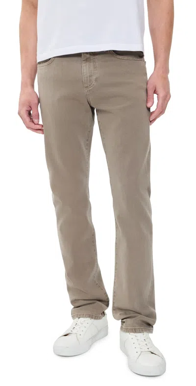 Dl1961 Russell Slim Straight Jeans Storm In Brown