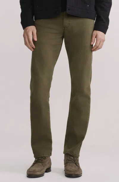 Dl1961 Russell Slim Straight Leg Jeans In Olive