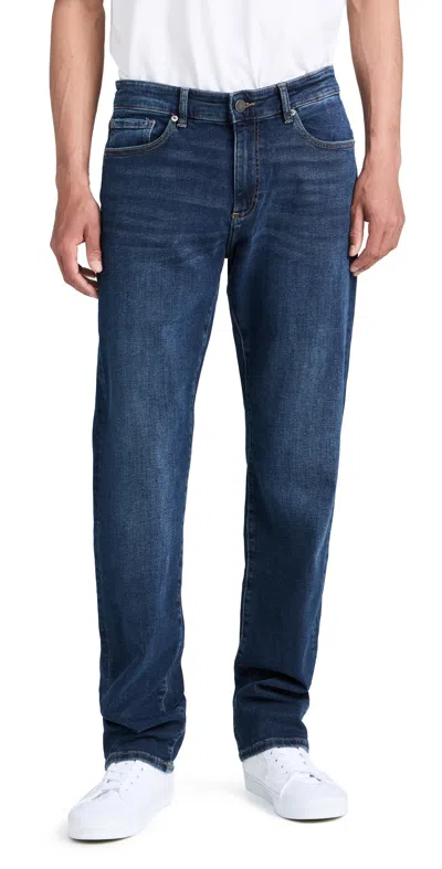 DL1961 RUSSELL SLIM STRAIGHT PERFORMANCE JEANS 34 SEACLIFF