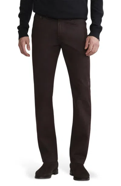 Dl1961 Russell Slim Straight Twill Pants In Brown