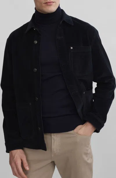 Dl1961 Sean Cotton Corduroy Button-up Shirt Jacket In Skyline