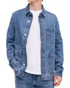 Dl1961 Sean Shirt Jacket In Blue