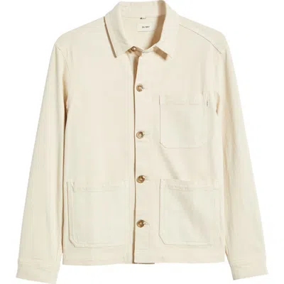 Dl1961 Sean Stretch Cotton Shirt Jacket In Jute
