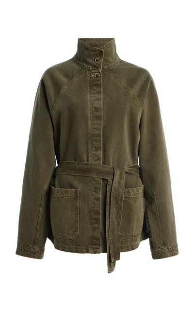 Dl1961 Shiloh Highluxe™ Denim Jacket In Green