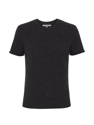 Dl1961 Short-sleeve Knit T-shirt In Gray