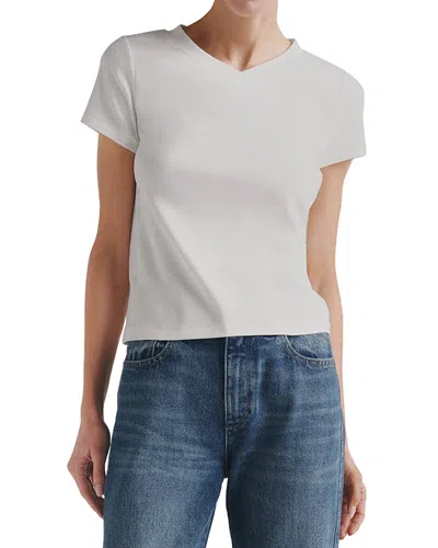 Dl1961 Shrunken Cotton Stretch Tee In Multi