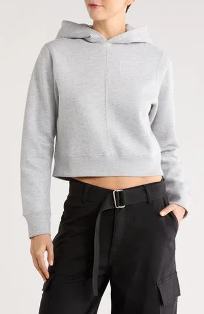 Dl1961 Shrunken Hoodie In Gray
