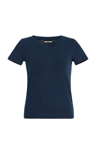 Dl1961 Shrunken Tee In Blue