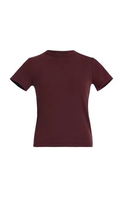 Dl1961 Shrunken Tee In Burgundy