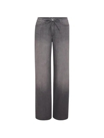 Dl1961 Sienna Drawstring Wide-leg Jeans In Multi