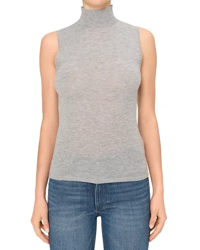 Dl1961 Sleeveless Turtleneck Top In Ashen