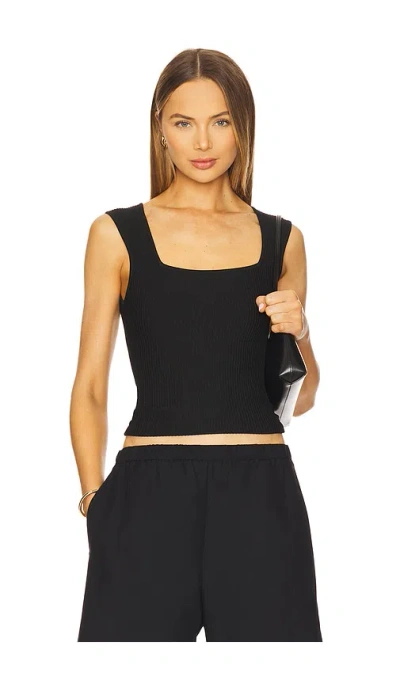 Dl1961 Square Neck Instasculptâ¢ Top In Black