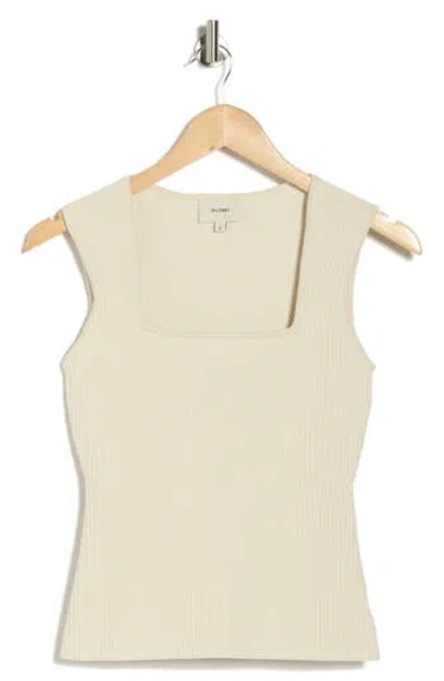 Dl1961 Square Neck Sleeveless Top In Neutral