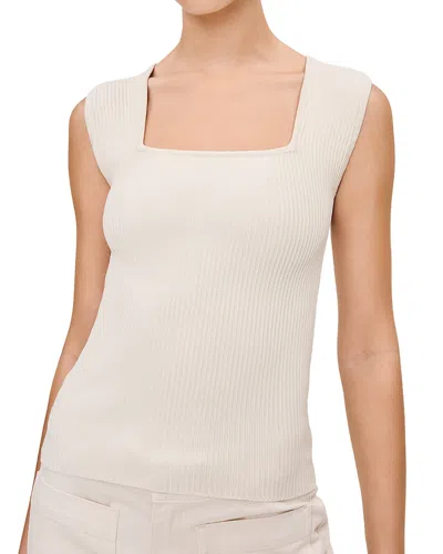 Dl1961 Square Neck Top In Ecru