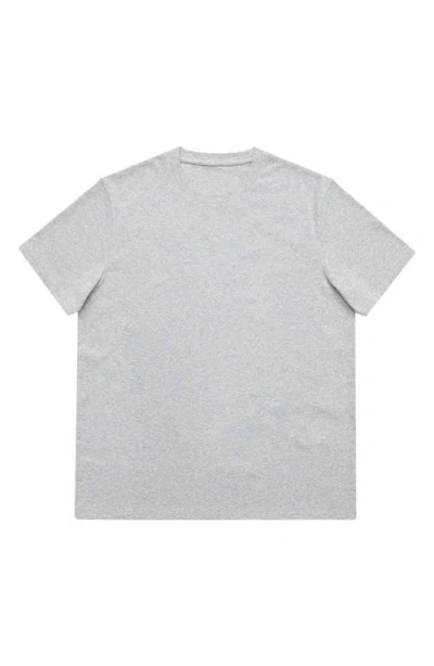 Dl1961 Stretch Cotton Rib Crewneck T-shirt In Gray