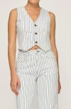 Dl1961 Striped Vest In Nautical Stripe Vintage