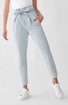 Dl1961 Susie Paperbag Waist Tapered Pants In Blue