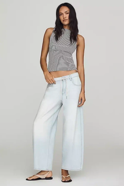 Dl1961 Taylor 100% Cotton Petite Barrel Jeans In White