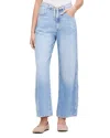 Dl1961 Taylor Aura Relaxed Barrel Ultra High Rise Drawstring Jeans In Beachwave